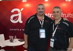 Vince and Joe from Australia Fruits who were part of the Taste Australia stand for the first time.